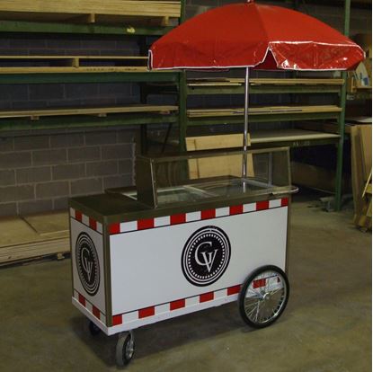 Picture of REFRIGERATED WINE CART