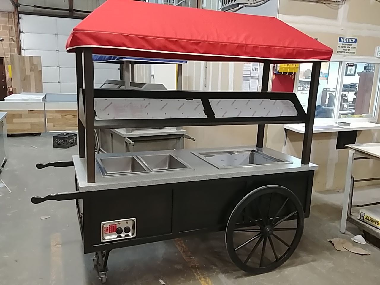Picture of REFRIGERATED WINE CART